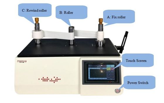 ASTM D1000 Yüksek Hızlı Çözme Test Cihazı, Uncoil Yapışma Test Cihazı Dokunmatik Ekran
